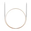 addi Rundstricknadel, Messing, 80 cm