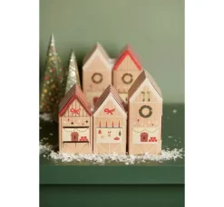 Adventskalender Bastelset "Weihnachtsmarkt"