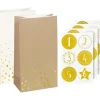 Adventskalender-Set "Goldene Punkte"