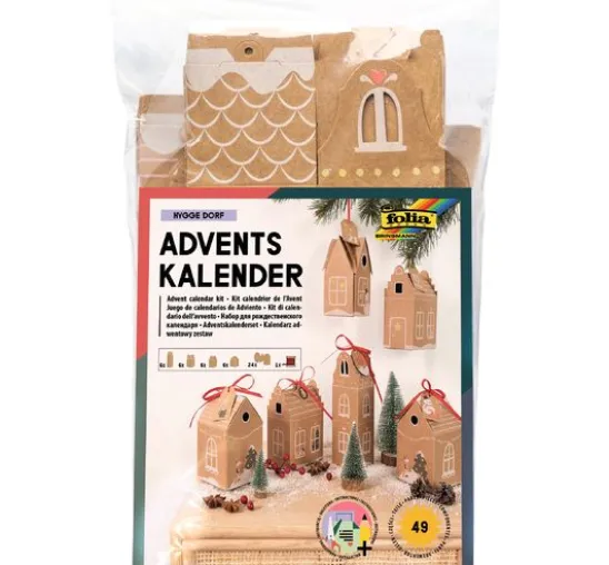 Adventskalender-Set "Lebkuchenhaus"