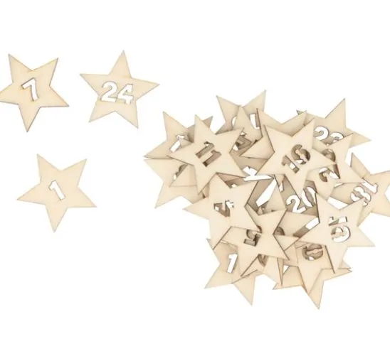 Adventszahlen "Sterne"