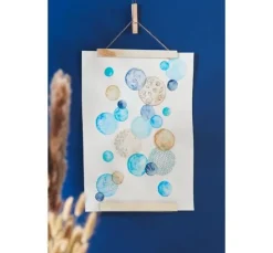 AKADEMIE Aquarellkasten mit 24 halben Näpfchen