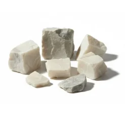Alabaster, 1,5 kg, weiß-grau