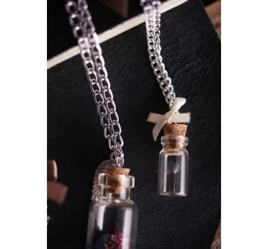 Anhänger Glasflasche