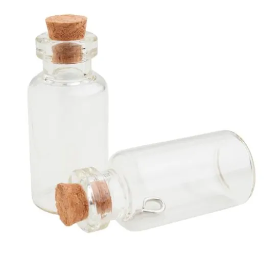 Anhänger Glasflasche