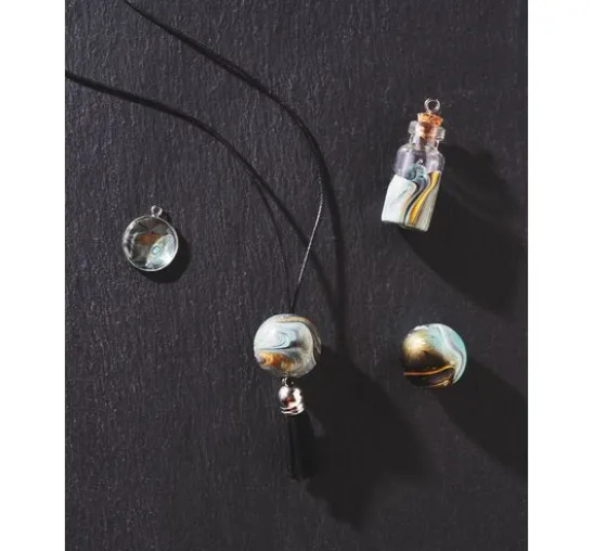 Anhänger Glasflasche