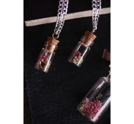 Anhänger Glasflasche