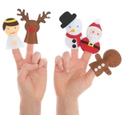Bastelset Fingerpuppen "Weihnachten"