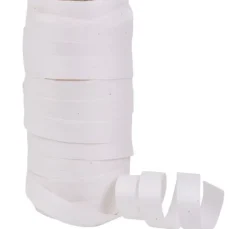 Baumwoll Ringelband "Cottonfield", 10 mm