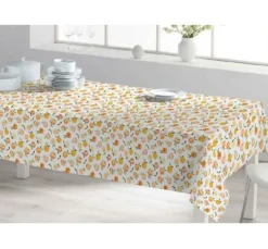 Baumwoll-Stoff "Orangen", Acryl beschichtet