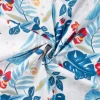 Baumwoll-Stoff Popeline "Tropical Blue"