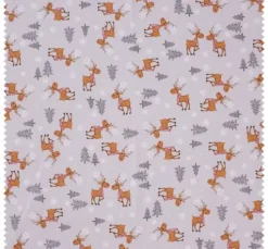 Baumwoll-Stoff "Red Nose Reindeer"