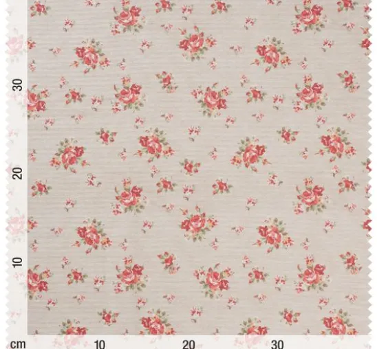 Baumwoll-Stoff "Rosen", Acryl beschichtet