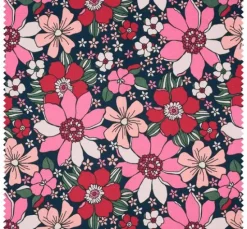 Baumwoll-Stoff "Sommerblumen"