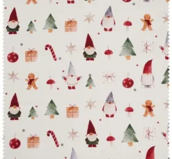 Baumwoll-Stoff "Wichtel-Weihnachtswelt"