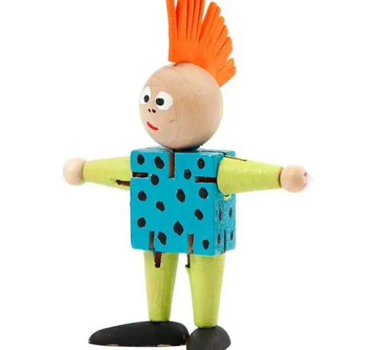 Bewegliche Figuren, H 8 cm