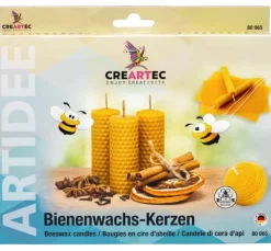 Bienenwachswaben-Kerzen Set