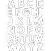 Blanko Magnet-Buchstaben
