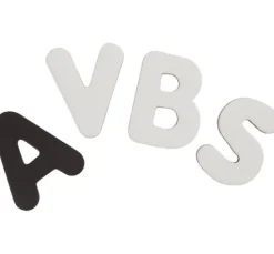 Blanko Magnet-Buchstaben