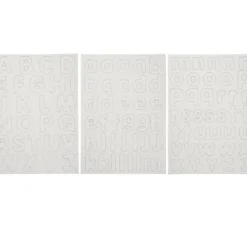 Blanko Magnet-Buchstaben