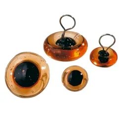 Bärenaugen, Ø 6 mm, braun