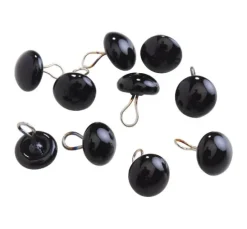 Bärenaugen, Ø 6 mm, schwarz