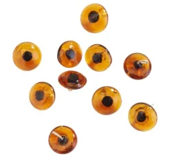 Bären-/Tieraugen zum Annähen, Ø 12 mm