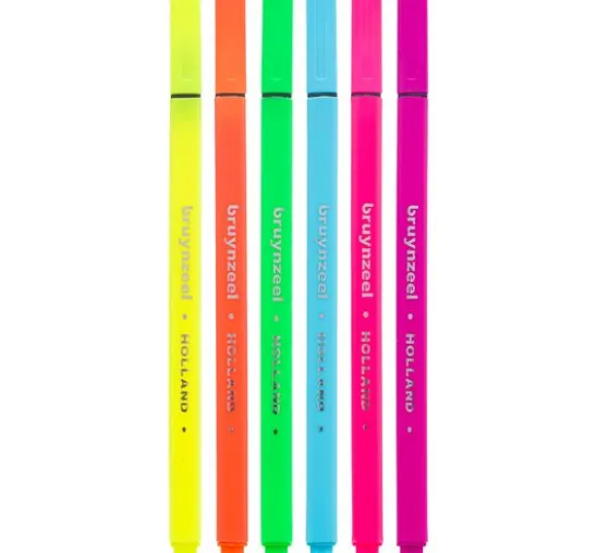 Bruynzeel Fineliner-Set, 6 St.