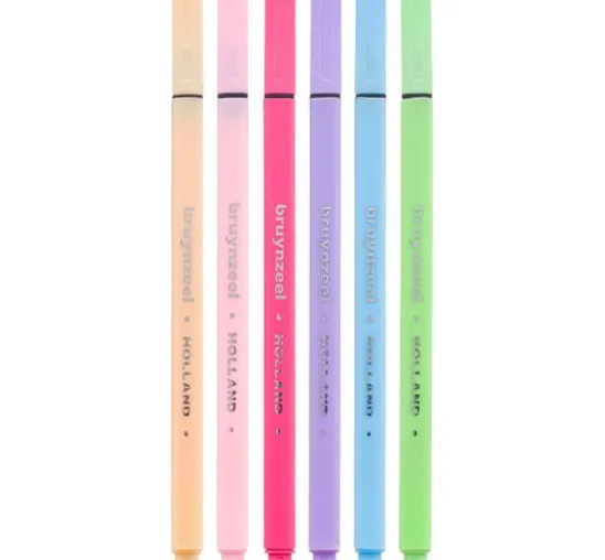 Bruynzeel Fineliner-Set, 6 St.