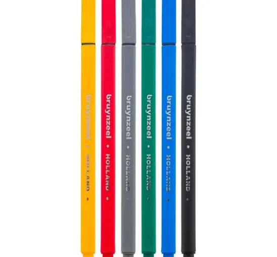 Bruynzeel Fineliner-Set, 6 St.