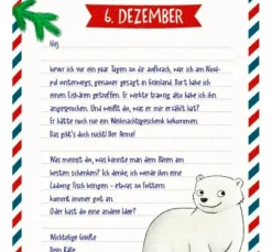 Buch "24 Briefe vom Weihnachtswichtel Adventskalenderbuch"