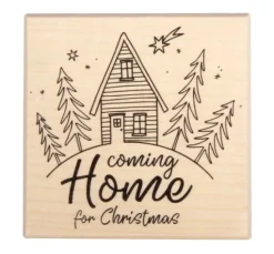 BUTTERER Stempel "Coming Home for Christmas"