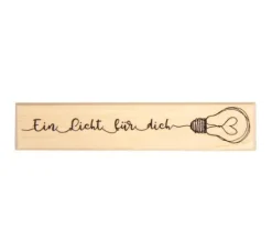 BUTTERER Stempel "Ein Licht für dich"