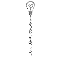 BUTTERER Stempel "Ein Licht für dich"