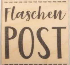 BUTTERER Stempel "Flaschenpost"