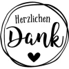 BUTTERER Stempel "Herzlichen Dank"