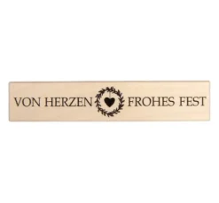BUTTERER Stempel "Von Herzen frohes Fest"