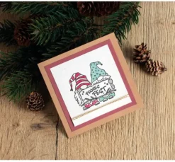 BUTTERER Stempel "Wichtelgrüße"