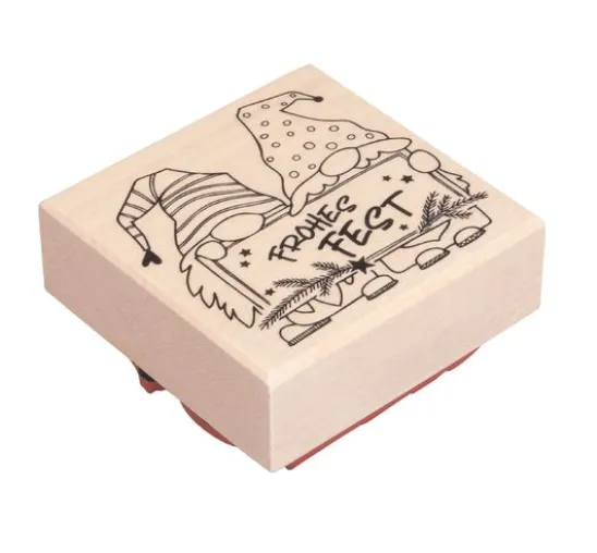 BUTTERER Stempel "Wichtelgrüße"