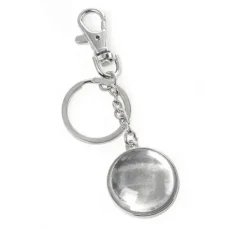 Cabochon-Schlüsselanhänger mit Karabiner "Rund"