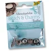 Charms "Feather", 5tlg.