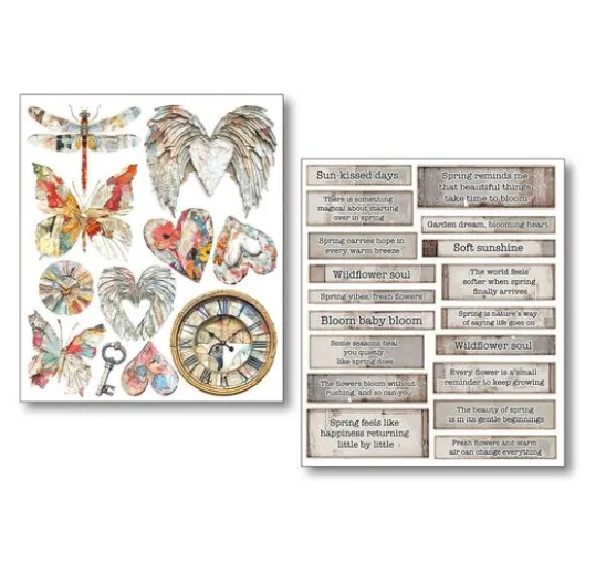 Ciao Bella Art Stickers "The Sound of Spring", 14 x 12 cm