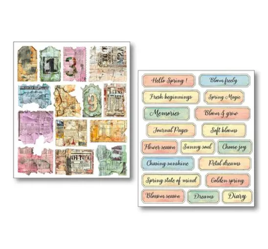 Ciao Bella Art Stickers "The Sound of Spring", 14 x 12 cm