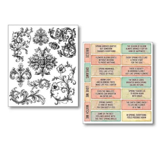 Ciao Bella Art Stickers "The Sound of Spring", 14 x 12 cm