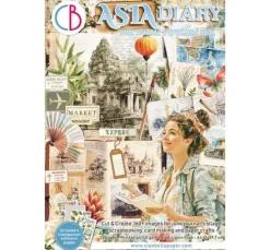 Ciao Bella Junk Journal & Ephemera Book "Asia Diary"