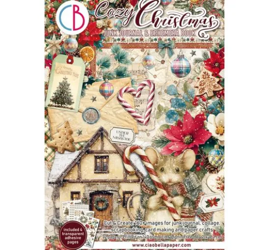 Ciao Bella Junk Journal & Ephemera Book "Cozy Christmas"