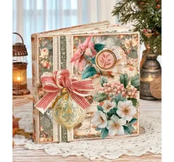 Ciao Bella Junk Journal & Ephemera Book "Golden Winter"
