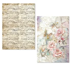 Ciao Bella Motiv-Strohseiden Sortiment "The Sound of Spring", 8er-Set
