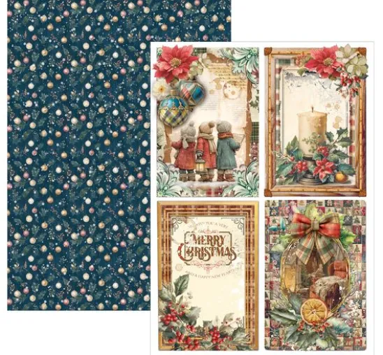 Ciao Bella Papier-Set "Merry & Bright"