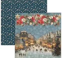 Ciao Bella Scrapbook-Papier "Merry & Bright"